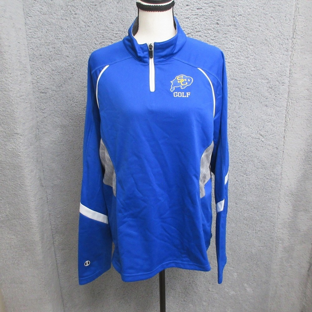Southwestern College Golf Pullover Women L Blue‎ 1/4 Zip Athletic Sport Holloway